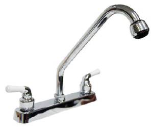 [213242ZN] Mezcladora fregadero zinc tipo standard maneral palanca 1/4 de vuelta cromada MFVZ002 Vianti