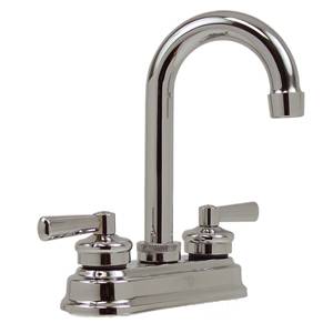 [191421ZN] Mezcladora lavabo de bronce tipo bar maneral palanca 1/4 de vuelta cromada 24BP Rugo