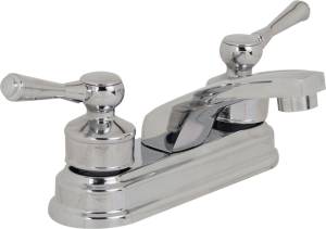 [13424ZN] Mezcladora lavabo de bronce tipo standard maneral palanca 1/4 de vuelta cromada 21012 Fontanery