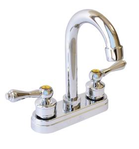 [211823ZN] Mezcladora lavabo laton tipo bar maneral palanca 1/4 de vuelta cromada MLV003 Vianti