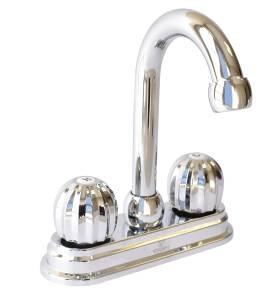 [211821ZN] Mezcladora lavabo laton tipo bar maneral standard cromada MLV001 Vianti
