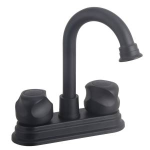 [284118ZN] Mezcladora lavabo laton tipo bar maneral standard negra Vianti