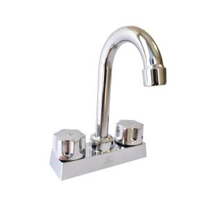 [213206ZN] Mezcladora lavabo plastica tipo bar maneral standard 1/4 de vuelta cromada MLVP003 Vianti