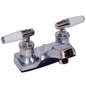 [198123ZN] Mezcladora lavabo plastica tipo standard maneral palanca 1/4 de vuelta cromada 21002 Fontanery