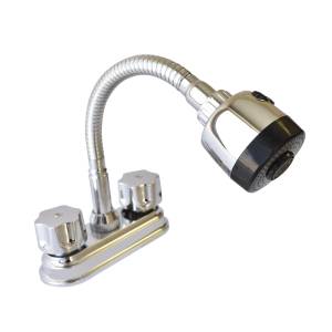 [215498ZN] Mezcladora lavabo zinc tipo flexible maneral standard cromada MLVZ009 Vianti