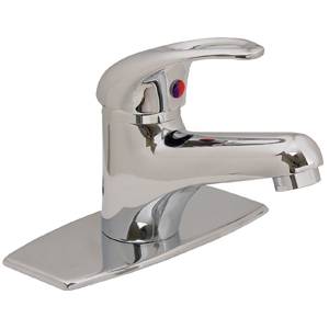 [5690ZN] Mezcladora monomando lavabo laton tipo standard maneral palanca cromada 24MC Rugo