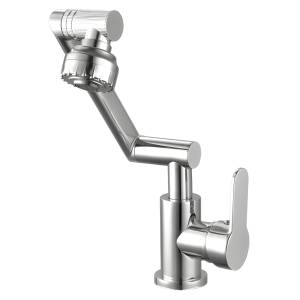 [241109ZN] Mezcladora monomando lavabo laton tipo standard maneral palanca cromada MLMZ005 Vianti