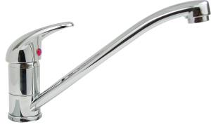 [16745ZN] Mezcladora monomando para fregadero plastica tipo standard maneral palanca cromada 12000 Fontanery