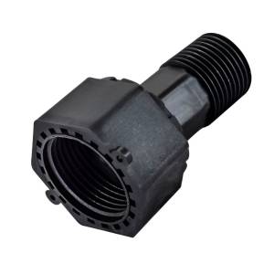 [285841ZN] Niple medidor plastico 1/2" x 3/4" con empaque Vianti