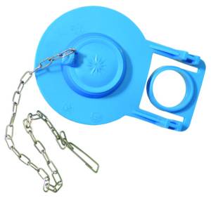 [7397ZN] Pera sapo 2" plastica azul con cadena de acero inoxidable PB6025 Coflex