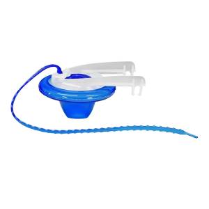 [8247ZN] Pera sapo 2" plastica azul con cadena plastica 2406 Fleximatic