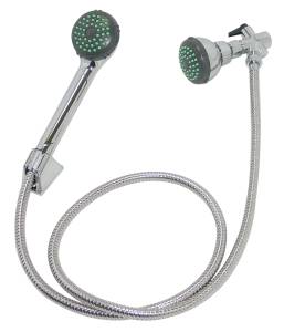 [5765ZN] Regadera redonda antisarro telefono ABS 2-3/4" cromado 44T Rugo
