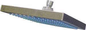 [192130ZN] Regadera sin brazo cuadrada 08" plastica cromada antisarro Grecia 44GP Ru