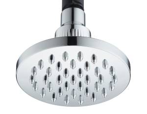 [235448ZN] Regadera sin brazo redonda 04" plastica cromada antisarro REGPV4 Vianti