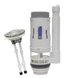 [212313ZN] Sistema duo 2" para sanitario boton superior Coflex
