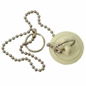 [197849ZN] Tapon para lavabo de hule con cadena ph230 Coflex