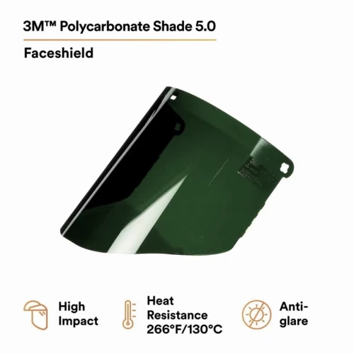 [MM-82604] MICA FACIAL DORADA CON VERDE OBSCURO CAPA DURA Y ANTIEMPAÑO