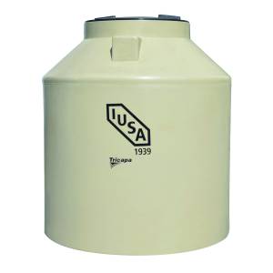 [280350ZN] Tinaco tricapa beige 0600lts con accesorios con filtro Iusa