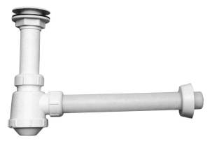 [12738ZN] Trampa para fregadero rigida sin contra PVC 11p Rugo
