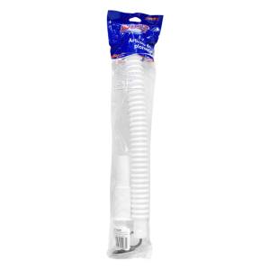 [212015ZN] Trampa para lavabo flexible PVC tipo P con rejilla de acero inoxidable Fleximatic