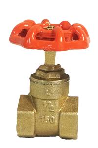 [16633ZN] Valvula compuerta roscable 025mm 1" laton 150lbs ES65054 B&k
