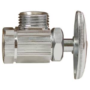 [15000ZN] Valvula control angular 1/2" x 1/2" laton 25I Rugo