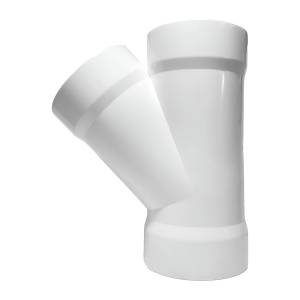 [239324ZN] Yee PVC cementar 8" x 8" cresco/amanco