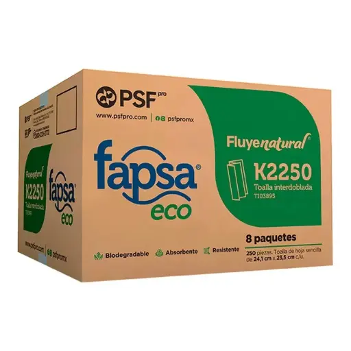 [2250NAT] TOALLA K2250 NATURAL INTER.FAPSA C/