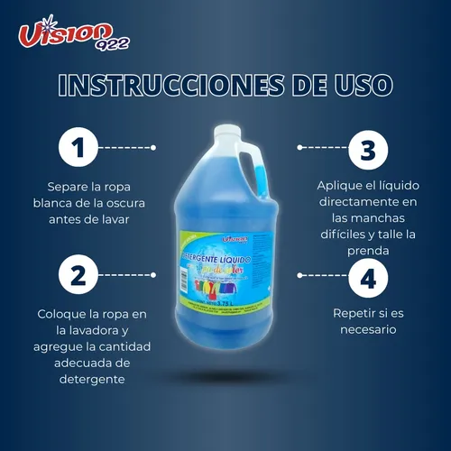 [ZDL026] JABON PARA ROPA 4 LTR
