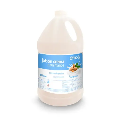 [ZDL029-1] JABON MANOS 4 LTR ALMENDRA