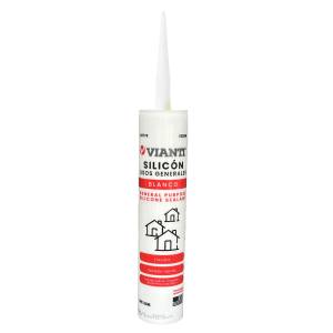 [237578ZN] Silicon multiusos cartucho 280ml blanco Vianti