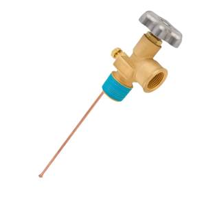 [7610ZN] Valvula servicio para tque estacionario 019mm 3/4" vena 26cm Iusa