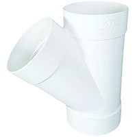 [YS-050/40141700ZNMFS] Yee Pvc Sanit. Sencilla De 2" Costal