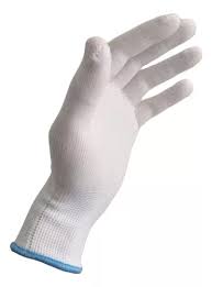 GUANTE 100% POLIESTER BLANCO PROSAFE