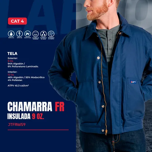 CHAQUETIN ALGODÓN TELA FR 9OZ