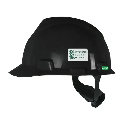 Casco Negro Tipo Cachucha MSA Suspensión FAS-TRAC