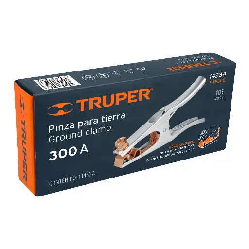 [PTI-300] Pinza para tierra de 300 A Truper